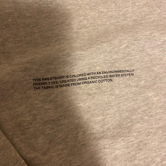 Pangaia heather gray small sweatshirt. Unisex. - Picture 2 of 6